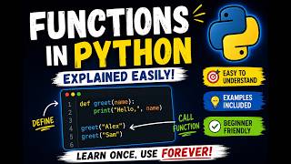 Functions in Python Explained Easily