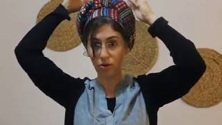 קשירת מטפחות מיוחדת - hair wrap: ways to tie