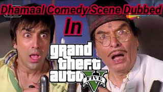 Famous Dhamaal Aeroplane comedy scene dubbed in Grand Theft Auto 5 (GTA V)