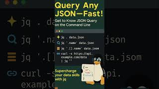 Easily Parse JSON in Linux with jq! (Command-Line Power Tip) 📝✨