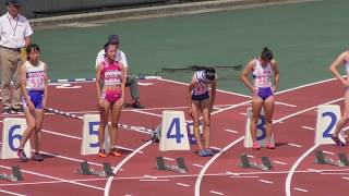 2019 東北陸上競技選手権 女子 100m 予選2組