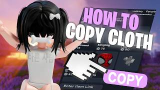 How to COPY CLOTHING on Roblox! Full Tutorial 2026 | Copy Clothes