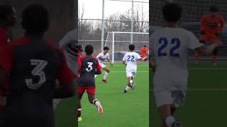 Toronto FC #10 in full flow during the @woodbridgesc Champions League Showcase u16 Final 💯