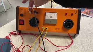 Electron Diffraction Teltron tube