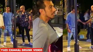 Watch : Yuzi Chahal Drunk Video after divorce announcement with Dhanashree Verma