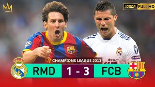 MESSI HUMILIATES CR7 AND REAL MADRID IN THE 2011 CHAMPIONS SEMIFINAL