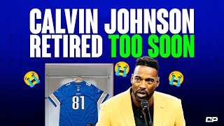 Calvin Johnson Retired TOO SOON 💯 | Clutch #Shorts
