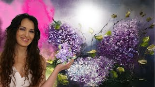 FLOWERS STEP BY STEP / PASTEL PAINTING / LILACS