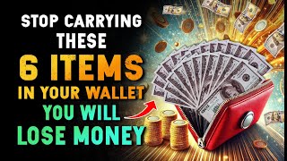 ⚠ These 6 Items in Your Wallet Will make you Poor Forever! Feng Shui Tips for Prosperity