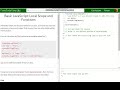 Basic JavaScript Local Scope and Functions free code camp   Dani