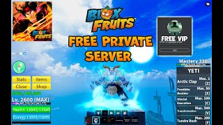 Blox Fruits Free Vip Server [Free Private Server]