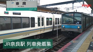 【JR大和路線・奈良線】奈良駅列車発着集