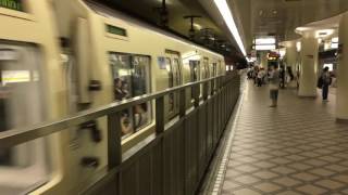 大阪市営地下鉄長堀鶴見緑地線 心斎橋駅　Osaka subway Nagahori-Tsurumiryokuchi Line Shinsaibashi Station　(2016.9)