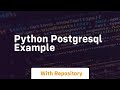 python postgresql example