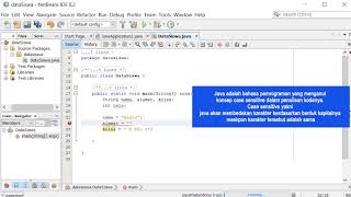 Belajar Dasar Pemrograman Java - TIPE DATA STRING DAN INTEGER