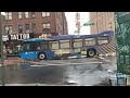 mabstoa u0026 nyct amsterdam avenue 181 street bus action