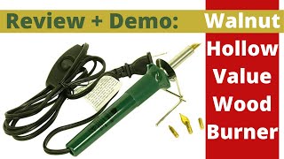 REVIEW & DEMO | Walnut Hollow Value Woddburner Pen | Pen for Beginners and Intermediate Woodburners