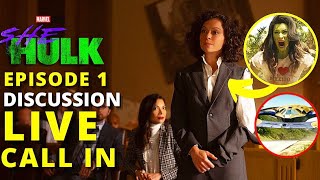 🔴She-Hulk: Attorney at Law Episode 1 LIVE (CALL-IN) Aftershow SPOILER Review | Breakdown & Analysis