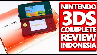 Nintendo 3DS Video Game Handheld Complete Review INDONESIA