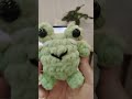 20 min for frog crocheting 🐸 crochetinspiration shortvideoviral crochetartist crochet amigurumi