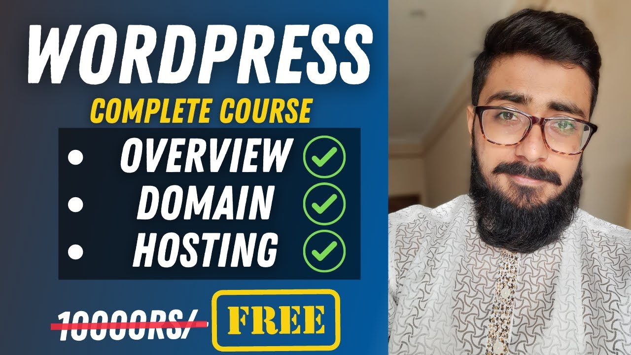 Complete FREE WordPress Course | WordPress Tutorial For Beginners (Step ...