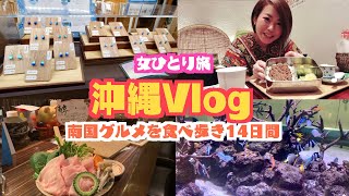 [ENG SUB] 女ひとり沖縄旅行♡14日間の食い倒れVlog＆おすすめホテル紹介