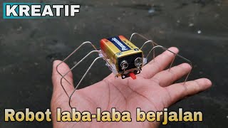 Dua ide kreatif membuat mainan robot berjalan dari baterai