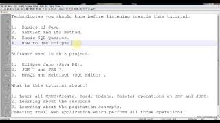 1. Introduction - JSP Servlet Project For Beginners