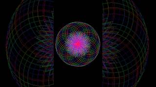 Beautiful Colorful Pattern Using Python Turtle & Colorate | Python Creative Coding #shorts