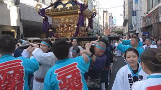 令和６年　千代田区神田＜三崎稲荷神社＞例大祭　宮神輿＝宮出・町内巡幸渡御（三崎町～宮元）