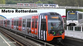 RET Metro Rotterdam 12 Oktober 2024 - Unieke Compilatie