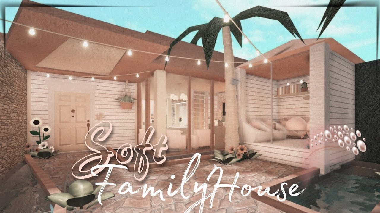 ROBLOX BLOXBURG: Soft Family House L Tour + Speedbuild ♡ - YouTube