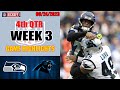 Seattle Seahawks vs Carolina Panthers GAME HIGHLIGHTS 4th QTR HD | NFL Week 3 - September 24, 2023