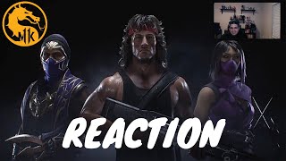 Rambo, Rain, and Mileena! | Mortal Kombat 11 Ultimate : Kombat Pack 2 Reaction