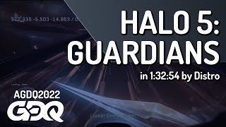 Halo 5: Guardians by Distro in 1:32:54 - AGDQ 2022 Online
