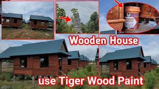 Luxury Wooden House |Tiger Wood Paint|ផ្ទះឈេីចល័តមានគ្រប់ខ្នាតជាមួយថ្នាំថៃហ្គឺវូដ|PC