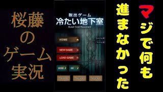 ほとんど進まなかった回『脱出ゲーム　サイコなゲームに巻き込まれたー冷たい地下室』ACT２