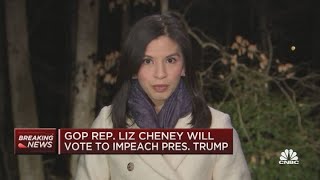 GOP Rep. Liz Cheney will vote to impeach President Donald Trump
