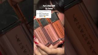 Part 2 Anastasia Beverly Hills lip Velvet swatches