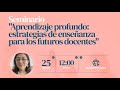 Aprendizaje profundo en la formación inicial docente