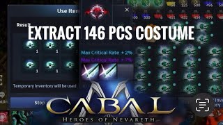 Cabal Mobile PH/VN - Extract 146 pcs costume/👀MCRI