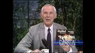 Blooper: Johnny Carson Can't Stop Laughing While Welcoming New Sponsor