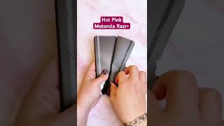 Motorola Razr+ 2024 unboxing HOT PINK 💖 #unboxing #motorolarazr2024 #razrplus #smartphone