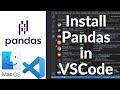 How To Install Pandas in Visual Studio Code on Mac | Install Pandas in VSCode on MacOS