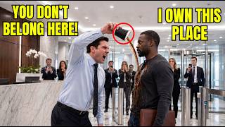 Manager Dumps Coffee on a Black Man in the Lobby — Then Learns He Bought the Company That Morning