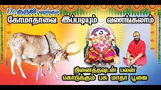 நினைத்தவுடன் பலன் கொடுக்கும் பசு மாதா பூஜை.டாக்டர்.குருஜி.ஸ்ரீபகவதி ஸ்வாமிகள் | Sree Bagavathi TV.