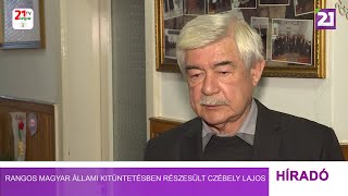 Rangos magyar állami kitüntetésben részesült Czébely Lajos