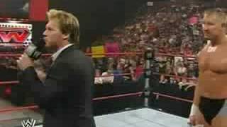 Raw 7/21/08 Chris Jericho Talked About Hbk ´s ending carer