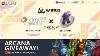 TNC Predator vs Keen Gaming Game 2 (BO3) | WESG 2018 Grand Finals