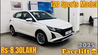 NEW HYUNDAI i20 SPORTS MODEL FULL REVIEW | 2025 NEW FACELIFT😍😍😍| Rs-8.30 LAKH 😍😍| AKASH RAJPUT VLOGS